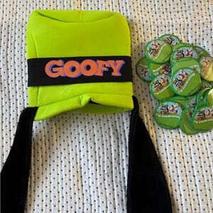 Disney Goofy Hat - Neon Green and Black